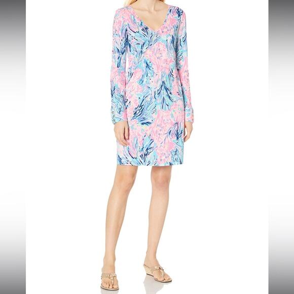 Lilly Pulitzer Dresses & Skirts - Lilly Pulitzer Davie V-Neck Long Sleeve Dress